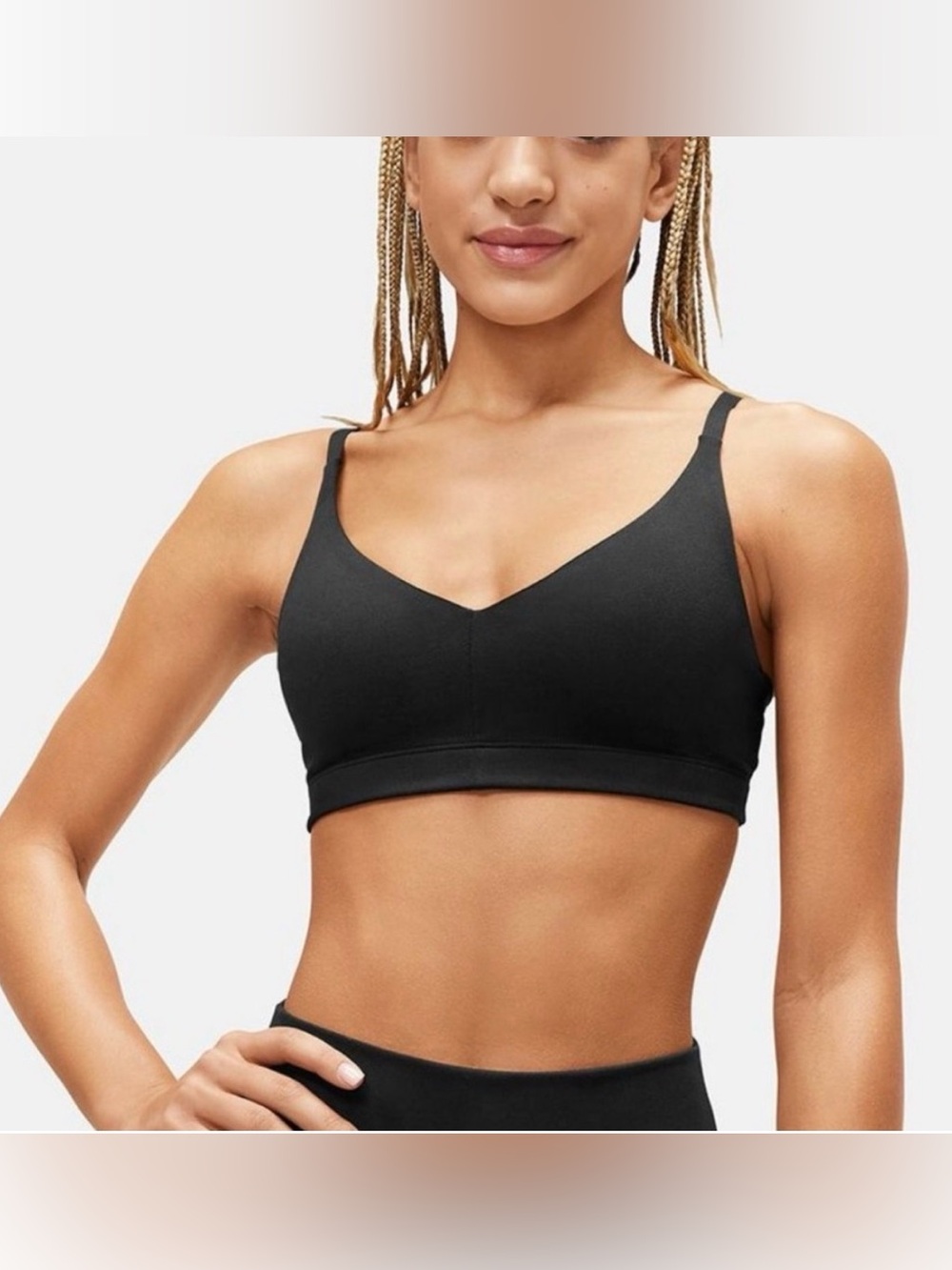 Outdoor Voices Black Bra